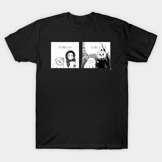 Inkberry Comics: October 1st T-Shirt by hollydoesart